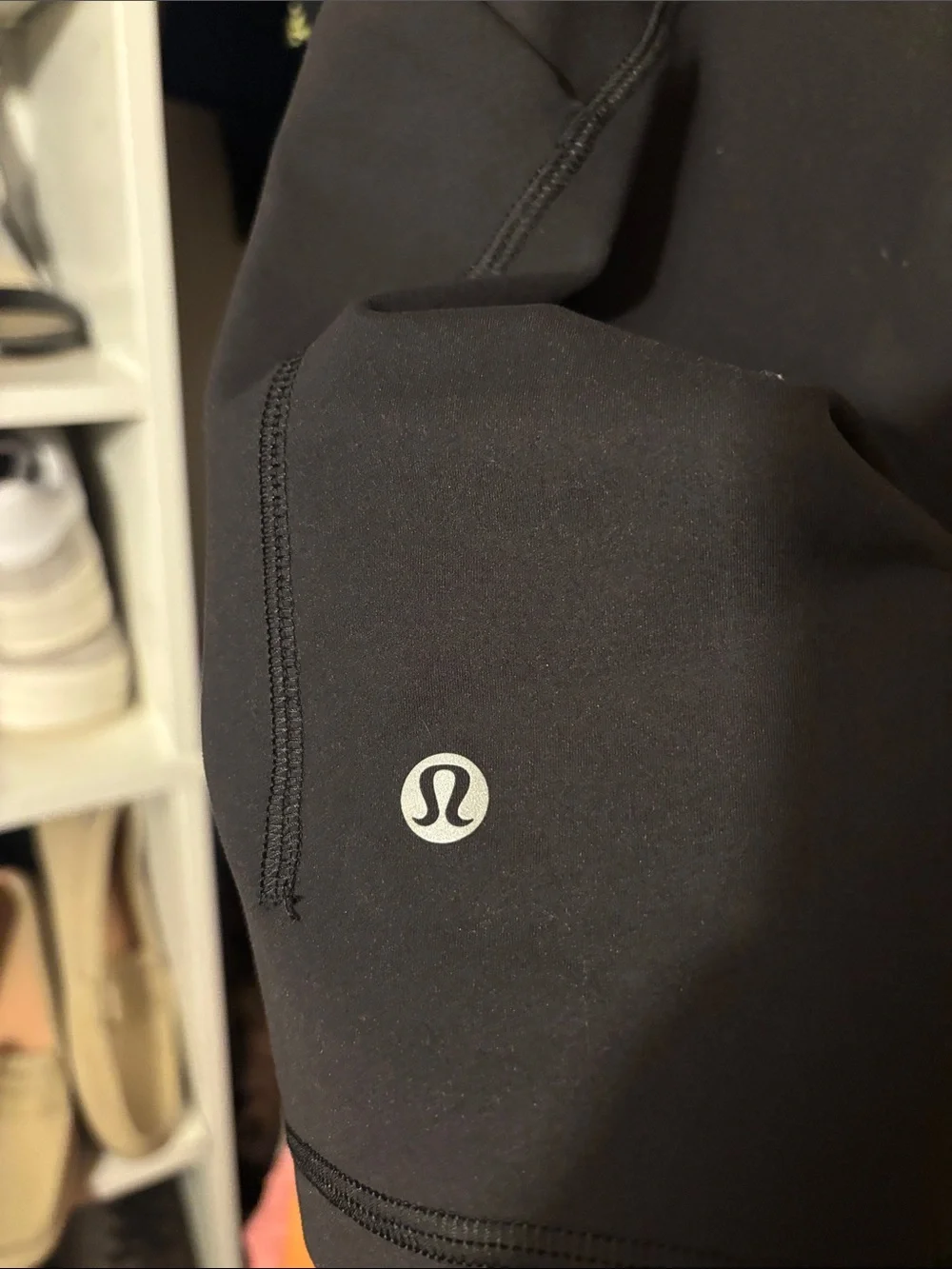 Lululemon black High-Waist Performance Bike Shorts
